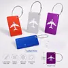 Etiqueta de Equipaje de Aluminio Personalizable para Bolsa de Viaje o Maleta, Etiqueta de Identificación con Cierre de Tornillo Seguro, Bucle de Cable de Acero y Tarjeta de Dirección de Contacto
