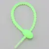 Cuerda de silicona brida de silicona cable de silicona extensible suave cordón para llavero material para colgante de bolsa de juguete de muñeca DIY