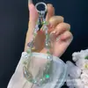 Cadena de Cuerda Acrílica Creativa con Forma Especial para Teléfono Móvil, Cadena de Muñeca con Cuentas de Cristal, Separador de Cadena para Teléfono Móvil, Colgante Sencillo