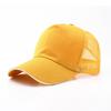 Gorra publicitaria logo impreso gorra de béisbol gorra de viaje estudiante gorra amarilla gorra de voluntario gorra con visera fábrica mayoreo