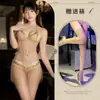 Nuevo Traje de Bailarina Transparente con Flecos de Lentejuelas y Abertura en la Entrepierna Ropa Íntima Sexy Traje Sexy con Cadera Expuesta 8285