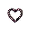 Anillo Abierto en Forma de Corazón con Cierre de Resorte, Anillo de Resorte en Forma de Corazón, Accesorios para Llaveros DIY, Anillo de Conexión de Aleación