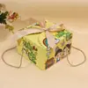 Caja de Regalo Llena de Luna Cumpleaños Niños Bebé Cien Días Caja Vacía Caja Portátil para Dulces Caja de Regalo para Llevar en la Mano Empaque