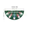 Bandera colgante de Navidad nueva transfronteriza de Amazon Bandera semicircular Bandera en forma de abanico Bandera de forma especial Decoración de barandilla para fiesta de Halloween