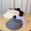 Sombrero de Sol Transpirable de Verano sin Costuras Protección Solar para Mujer Todo Fósforo Protección UV Nuevo Sombrero de Sol con Parte Superior Abierta Todo en Uno para Viajar y Montar