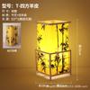 Abajur de mesa de bambu silencioso Abajur de cabeceira Quarto Nordic Ins Bamboo Nightlight Homestay Vintage Abajur de mesa pequeno estilo japonês