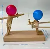 Gran cantidad en stock artesanías de madera nuevas transfronterizas vallas de madera hechas a mano títere adornos para el hogar regalo creativo fábrica