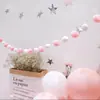 Amazon AliExpress Venda Quente Bola de Pelo Criativa Infantil Bola Decorativa Bandeira de Puxar Cortina de Bola de Pelo Bola de Chuva Faixa
