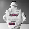 Comércio Exterior Novo Estilo Gótico Perfil Grande Moletom de Capuz Manga Longa Harajuku para Homens e Mulheres Casais Hip-Hop Moletom Retro Outerwear
