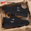 Tênis de Skate Masculino HuiLi Estilo Masculino 2026 Chegada Nova Outono Tênis Casuais Esportivos Versáteis Slip-on Masculino Preto