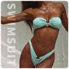 TOPMELON comércio exterior transfronteiriço novo biquíni europeu e americano sexy top de tubo feminino maiô dividido s0271