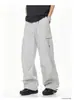 Pantalones Cargo de Paracaidista para Hombre, Estilo Delgado de Verano, Marca de Moda Outdoor Americana, Pantalones Casuales Holgados Rectos Cool de Calle con Múltiples Bolsillos