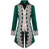 Novo Casaco Masculino Steampunk Gótico Cauda de Renda Vitoriana Jaqueta