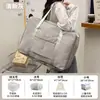 Bolsa de almacenamiento de viaje de gran capacidad, portátil para hombres y mujeres, bolsa de equipaje para gimnasio en rosa, morado, negro, diseño simple y elegante