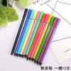 Suministro directo de fábrica set de 12 colores de pinceles acuarela lavables para niños 24 colores pintura para preescolar pincel de color venta al por mayor