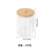 Tapa Transparente de Bambú Caja de Hisopos de Algodón Multiestilo Caja de Algodón para Maquillaje Cubo para Desorden de Escritorio Caja de Almacenamiento de Joyas PS Soporte para Brochas