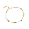 Pulsera Corazón de Hielo Triturado Tichia Toma Real para Mujer Plata de Ley S925 Nicho Exquisito Moda Lujo Ligero Joyería con Forma de Corazón