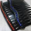 Pente Diamante Feizhou Cristal + Pente Preto Pente Garfo Diamante Fila Única 2 Loja de Yuan Distribuição de Joias Presentes