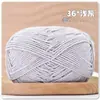 4 Fios de Bolas de Fio de Algodão Leite Penteado para Crochê Artesanal DIY Kit de Material para Boneca, Suéter de Bebê, Cachecol