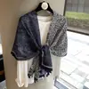 Chal de alta costura francesa con retazos florales, tacto de seda sintética, corbata de cuello, bufanda larga para hombres y mujeres, chal con protección solar
