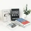 Libro Plegable Inglés Falso Moderno Estilo Ins Adornos Libro de Simulación Sala de Estar Modelo de Ajuste Suave Habitación de Modelo Decoración del Hogar Libro
