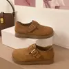 Mocasines casuales todo en uno para mujer 2026, zapatos de una sola pieza con suela blanda, estilo retro nuevo para primavera y otoño