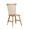 Silla Windsor, silla de comedor de madera maciza estilo nórdico, silla con respaldo para uso doméstico, silla simple con respaldo para hotel, silla Windsor de madera maciza