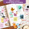 Papel de impresión térmica láser de 57 mm x 25 mm en dorado/plateado/morado/azul, universal para miniprinteras, se puede pegar en la máquina Meow Meow