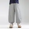 Vale do Vento 2026 Outono Novo Versátil Tendência Cool Calça de Moletom com Letras para Crianças Calça Jogger Personalizada Solta para Meninos