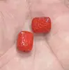 Fornecimento de fábrica pingente de cinábrio palavra da sorte feminina contas Xiangyun alto teor areia vermelha DIY pequenos acessórios fornecimento ao vivo