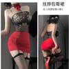 Roupa Íntima Sexual Guanyun Cama Perspectiva Abstinência Secretária Saia de Quadril Uniforme Estilo Puro Desejo Pijama Livre de terno qqny