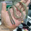 Fio de Algodão Torcido à Mão Estilo Xizang com Cordão para Pingente de Contas Dzi Passado Horizontalmente, Joias Artesanais DIY, Cordão para Colar de Jade Thangka