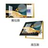 Caja de medidor eléctrico pintura decorativa se puede empujar y tirar superficie de porcelana de cristal caja eléctrica débil pintura de blindaje ciervo de lujo ligero caja de distribución de aleación de aluminio pintura colgante