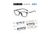 Armazón de gafas TR90 ultraligero moda estudiantil suministro transfronterizo duradero con patilla de metal cp ácido propiónico 240-2