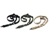 Corda Tática para Arma Cs Real Ventilador Militar Corda de Segurança Diagonal para Exterior Ponto Tático de Nylon Diagonal para Exterior Corda de Cinta Tática