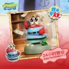 Figura de Bob Esponja que se ilumina Caja Sorpresa Popular Réplica de Dibujos Animados Anime Adorno de Escritorio Regalo Navideño