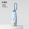 Hebilla de Anillo 50% de descuento Paraguas Cápsula de Bolsillo Ultraligero Mini Paraguas para Sol y Lluvia con Recubrimiento Negro para Protección Solar, Doble Uso para Sol y Lluvia