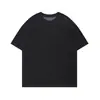 Yidao Vintage 2026 Verão Novo Tendência Japonesa Estampa de Letras Design Texturizado Solto Casual Manga Curta Masculino