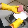 Luvas de Borracha Látex Leves Espessadas Alongadas Antiderrapantes à Prova de Óleo Impermeáveis Luvas de Proteção para Trabalho