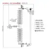 Fusible de expulsión cortacircuitos de 35KV para exteriores a prueba de viento HGRW1-40.5/200A Fusible de caucho de silicona para energía eólica