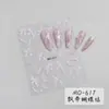 Nuevas Calcomanías para Uñas con Moño de Cinta Dulce Puro Deseo Moño Rosa Claro Cinta Adhesiva Calcomanía para Uñas Joyería