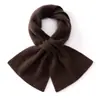 Bufanda cálida nueva de cachemir con diseño de trenza cruzada, forma de lazo simple, exquisita y compacta, cálida y a prueba de frío