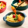 Tazón para ensalada de frutas Tazón para postre Plato creativo binaural para desayuno Tazón para verduras personalizado Tazón para arroz Tazón de plástico resistente a las caídas Tazón para fideos