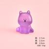 Bolsa ciega de dibujos animados de cachorro luminoso, bonita y bonita, hecha a mano, con simulación estereoscópica de animales, accesorios de resina, adornos de escritorio.