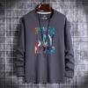 Nova camisa básica de outono masculina de manga comprida tendência estudantil adolescentes roupas casuais masculinas de outono -30X3247