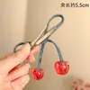 Elegante Pinza para el Cabello de Lazo de Mezclilla para Mujer, Pinza Lateral para Flequillo, Nuevo Pasador de Alta Gama Personalizado 2025