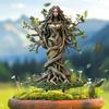 Nuevas Estacas de Jardín Encantador de Bosque Transfronterizas para Interior y Exterior Acrílico Plano Plantas en Maceta e Inserciones Decorativas para Patio