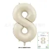 Globos Digitales de Tarjeta de 40 pulgadas Cubierta Dura Envueltos Individualmente Tarjeta de Papel Globos de Papel de Aluminio Globos de Decoración para Fiesta de Cumpleaños Venta al por Mayor