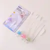 Aspirador Nasal Oral para Bebé Juego de Tres Piezas Cepillo de Popote para Bebé Catéter Nasal Antirreflujo Congestión Nasal Juego de Aspirador Nasal