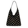 Bolso tipo cubo de moda coreana con estampado de lunares para debajo del brazo para mujer, nuevo modelo 2026, único y moderno, adecuado para uso diario como bolso de mano o bolso de hombro